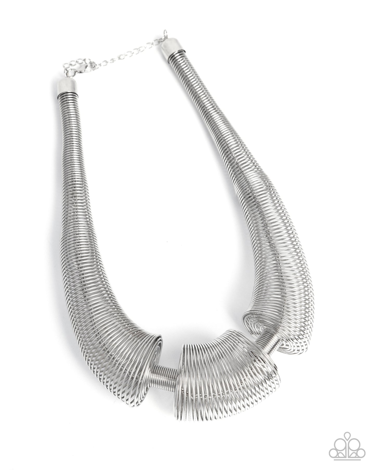 Carefree Coils - Silver - Necklace
