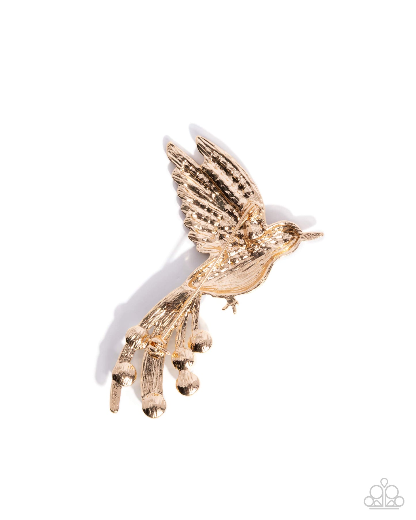 Hummingbird Homage - Green - Brooch