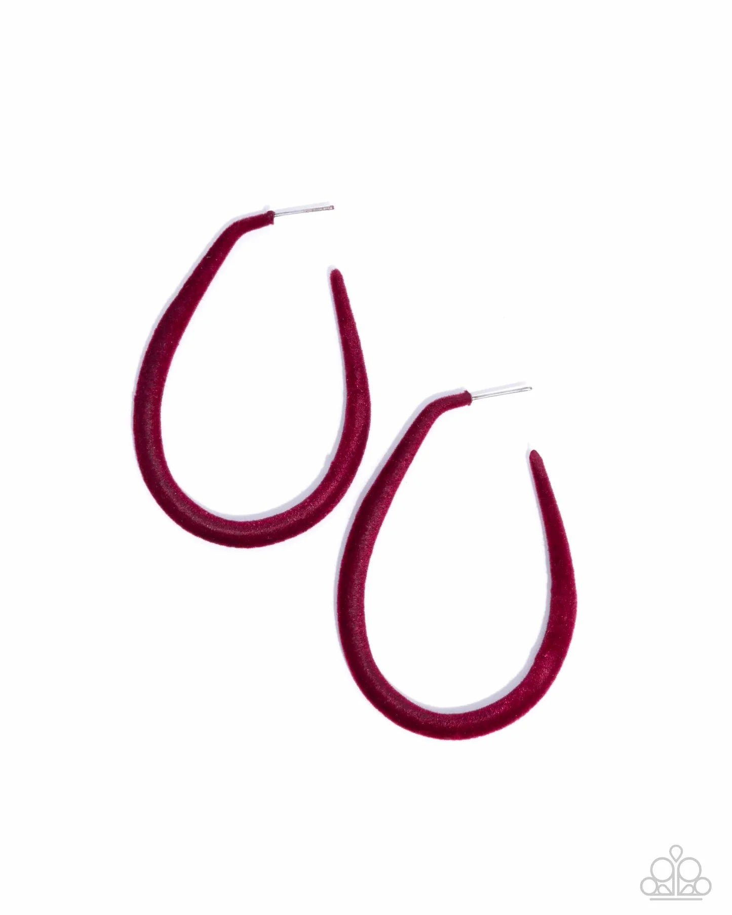 Right Angle - Red”- Paparazzi Accessories - Earrings