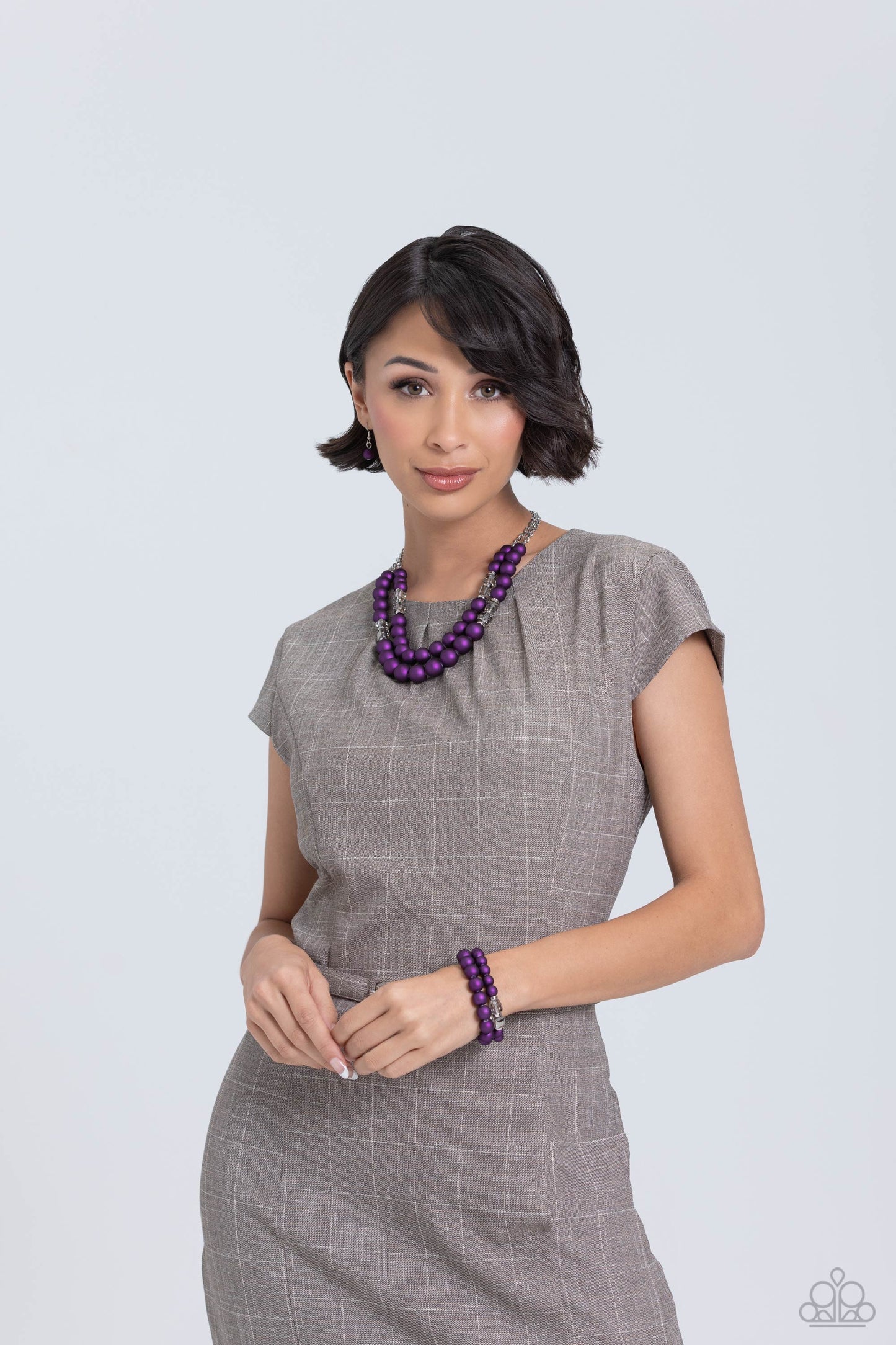 Shopaholic Season - Purple 2pc