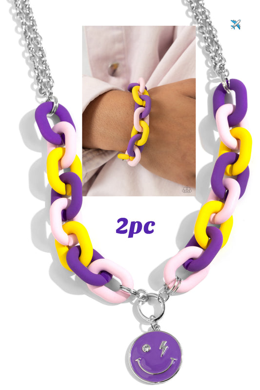 Speed SMILE - Purple 2pc Set