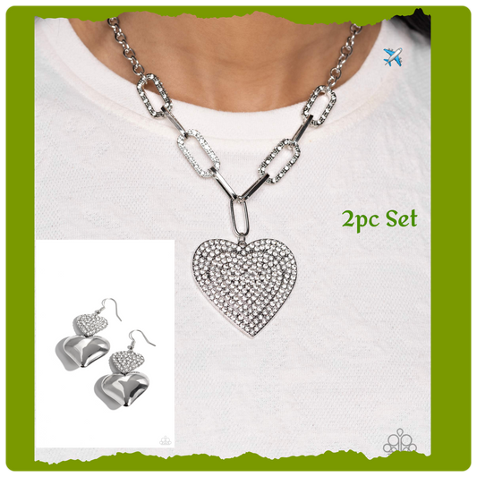 Romantic Romance - 2pc - Rhinstone - Set