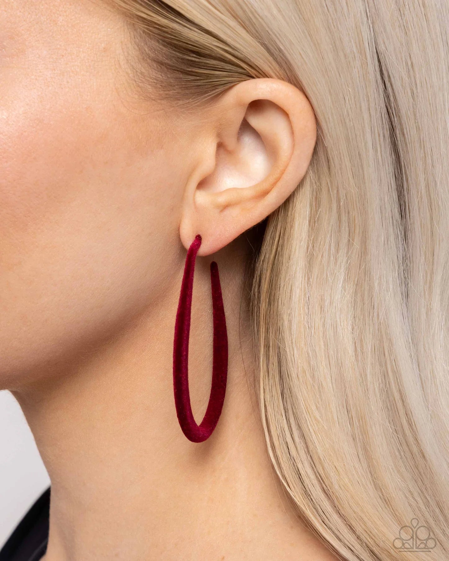 Right Angle - Red”-  Paparazzi Accessories - Earrings