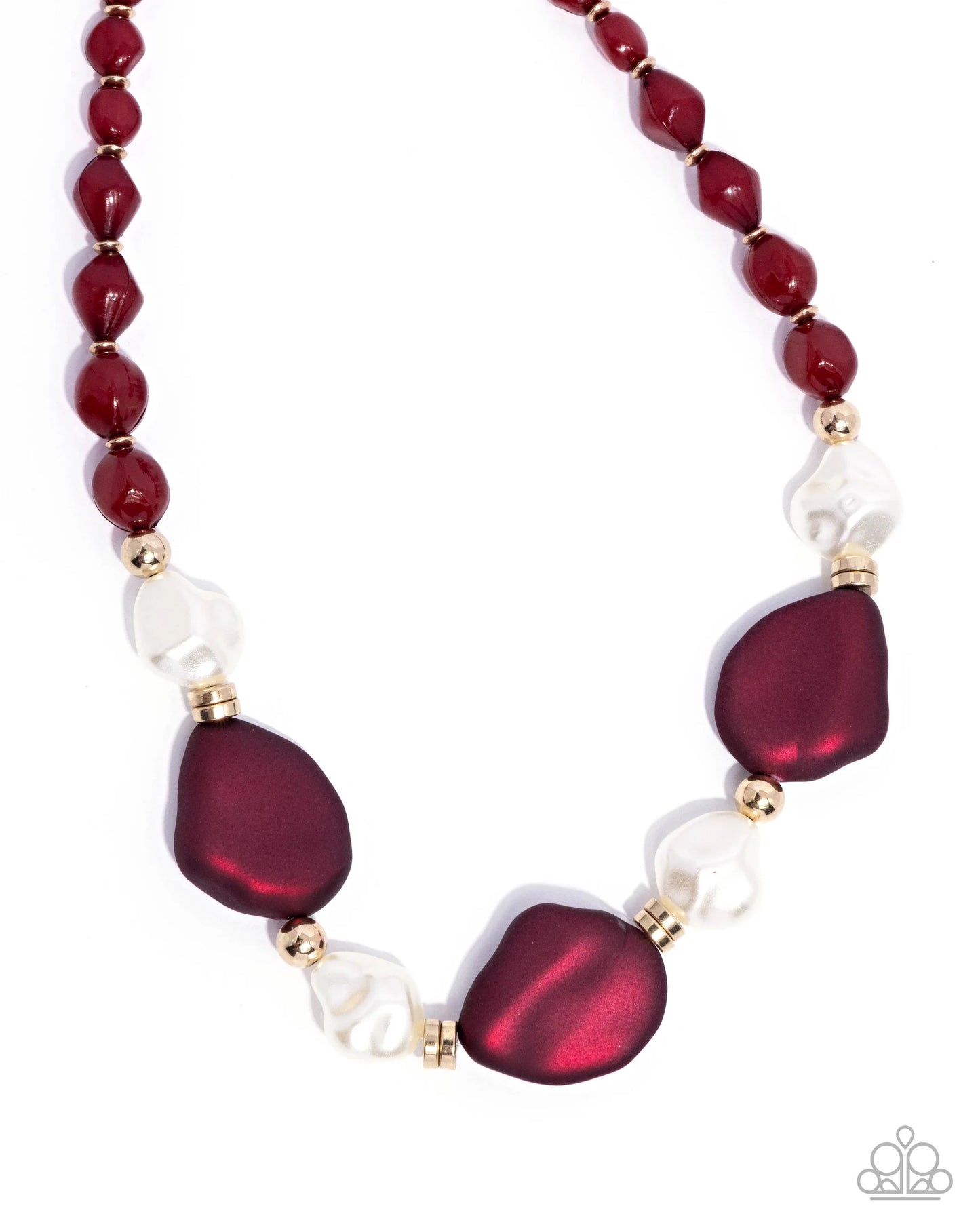 Forever Feature - Red - Paparazzi - Necklace