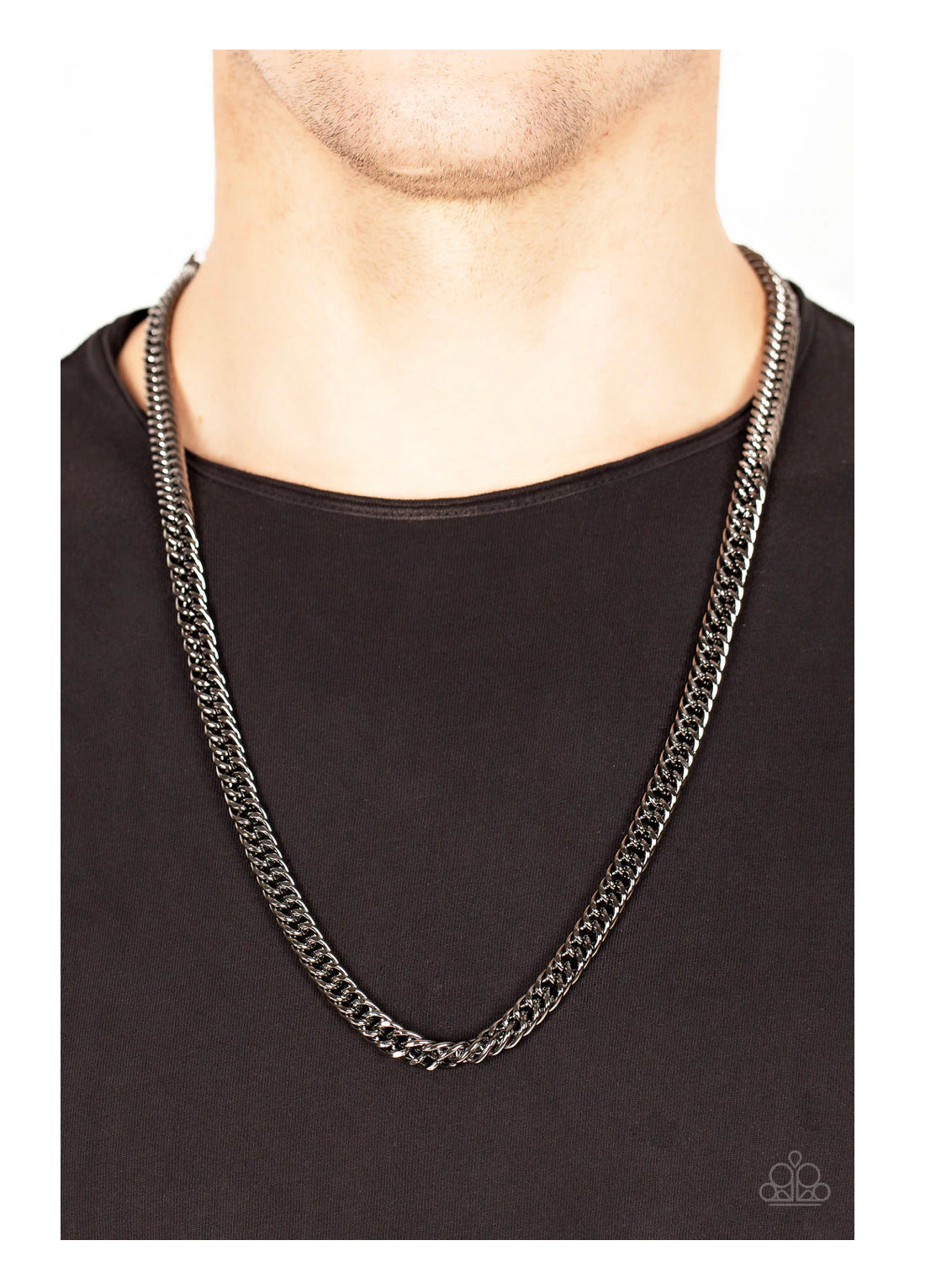 Paparazzi Standing Room Only Black Necklace